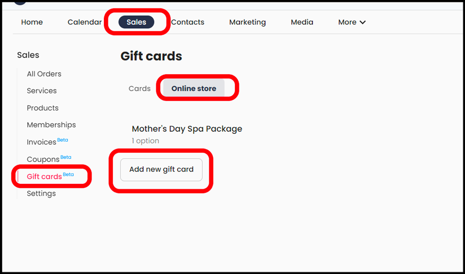 sell gift cards for business