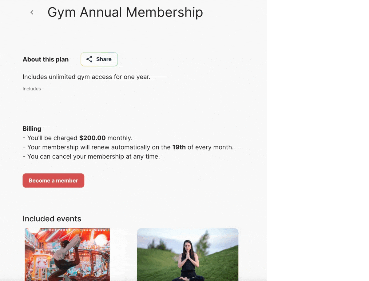 fitness class booking software