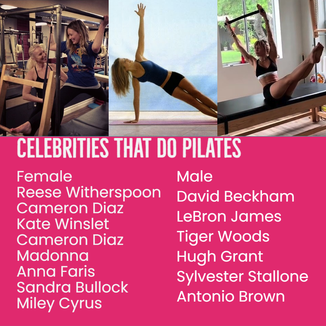 celebrities who do pilates