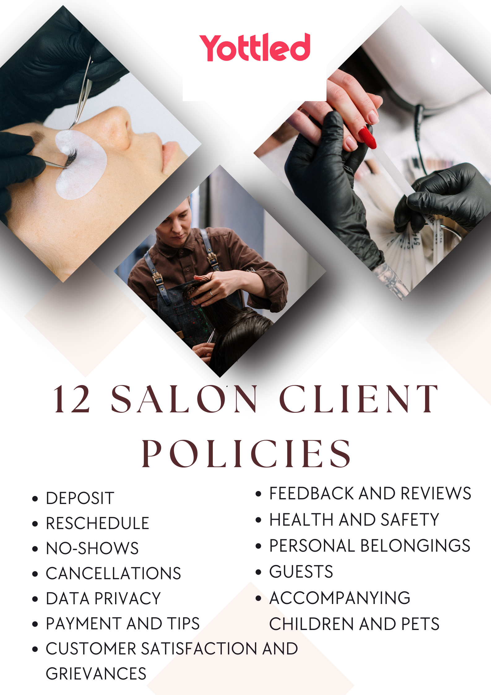 salon client policies, salon policies for clients